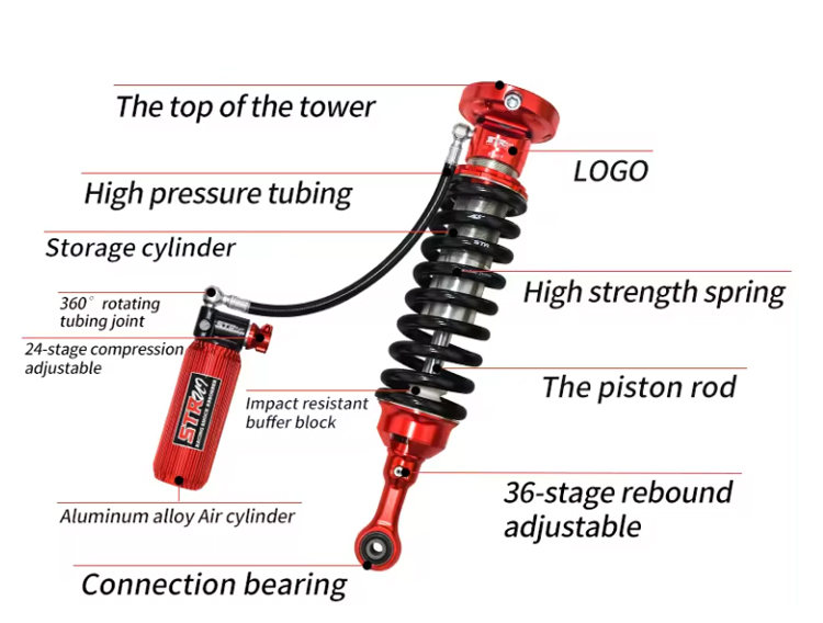 STR 4x4 Adjustable Coilovers for Nissan RUI QI Suspension