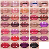 Créez votre propre logo personnalisé, rouge à lèvres de luxe à étiquette privée, tube doré brillant, gloss à lèvres longue tenue, taille échantillon, végan, sans cruauté