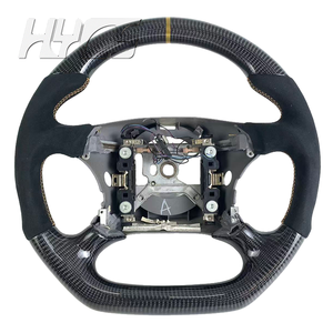 Accessoires intérieurs de voiture Volant sport personnalisé en fibre de carbone pour <span class=keywords><strong>Mustang</strong></span> F-150 Lightning Explorer 1994-<span class=keywords><strong>2005</strong></span> - Product Image 1