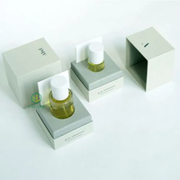 Petite boîte d'emballage cadeau en papier boîte d'échantillon d'huile essentielle de parfum solide en carton personnalisé de luxe vente en gros