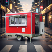 Food truck extérieur à deux niveaux à vendre en Espagne, bus food truck à double étage, food truck à double étage équipé