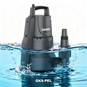 Pompe de puisard portable avec interrupteur à flotteur intégré Pompe submersible de jardin pour baignoire de piscine Étang de jardin Drainage de sous-sol inondé - Product Image 1