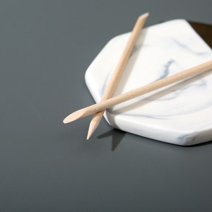 Palitos de Madera de Naranjo para Manicura, 100 Unidades, Palitos de Madera de Doble Punta para Empujar Cutículas, Herramienta para Decoración de Uñas, para Limpiar y Remover Esmalte - Product Image 2