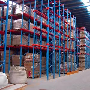 מערכת מדפים לתעשייה כבדה בעלת 5 שכבות, מדפי אחסון פלדה בצפיפות גבוהה למחסן - Product Image 3