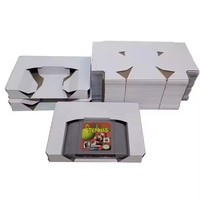 Plateau de remplacement d'incrustation intérieure de boîtier de jeu de Offre Spéciale pour Nintendo 64 pour N64 plateau de boîte de cartouche de jeu d'insertion en carton