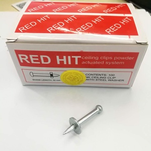 Clous à béton RED HIT NAIL NK32 avec rondelle métallique de 12 mm - Product Image 3