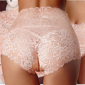 Braguitas de Encaje Elegantes para Mujer, de Cintura Alta y Baja, Lencería Sexy de Encaje, Bragas Sin Costuras, Ropa Interior, Tallas Grandes - Product Image 2