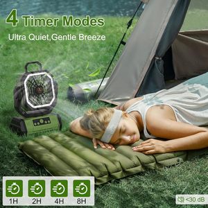 Ventilador <span class=keywords><strong>de</strong></span> Emergencia Portátil con Panel Solar Recargable <span class=keywords><strong>de</strong></span> 20000mAh, Linterna para Exteriores, Banco <span class=keywords><strong>de</strong></span> Energía, Luz, <span class=keywords><strong>Caja</strong></span> Eléctrica, Ventilador para Coche y Camping - Product Image 6