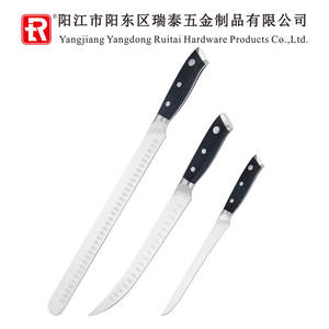 Nuevas llegadas 12 pulgadas alemán 1,4116 acero cocina jamón carne rebanar Granton tallado cuchillo deshuesar cuchillo - Product Image 2