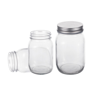 Tùy Chỉnh Bán Buôn <span class=keywords><strong>Mason</strong></span> Jar Cốc 150Ml <span class=keywords><strong>250Ml</strong></span> 380Ml 500Ml 750Ml 1000Ml Thủy Tinh Với Vít Kim Loại Bìa - Product Image 5