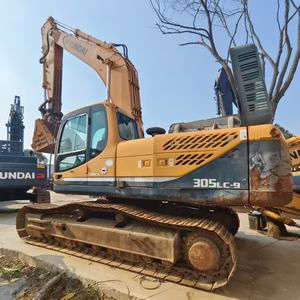 Excavadora Hyundai 305LC-9S Usada en Venta, Capacidad de Cucharón de 1.38m, Motor de 30 Toneladas, Caja de Cambios con Bomba PLC y Rodamientos - Product Image 5