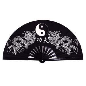 खेत चीनी कुंग फू ताई ची सजावट काले ड्रैगन नृत्य अनुकूलित प्रशंसक - Product Image 1