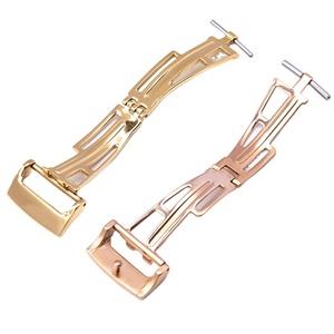 Reloj de marca de lujo Hebilla de reloj de repuesto 18mm Cierre de mariposa de despliegue para reloj <span class=keywords><strong>Audemars</strong></span> - Product Image 4