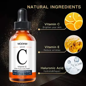 Vitamin C E Serum For Face Anti Aging Serum With Hyaluronic Acid Organic Aloe Vera And Jojoba Oil Hydrating Bright