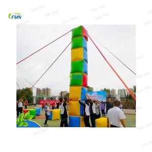 Jeux gonflables de dés de <span class=keywords><strong>cube</strong></span> de construction d'équipe de sports et de divertissement interactifs en plein air pour des activités de groupe-étape par étape mise en place - Product Image 2