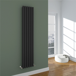 Avonflow nhà máy trực tiếp màu đen mờ Hai lớp Thép hình bầu dục sưởi ấm tản nhiệt dọc thiết kế hiện đại tản nhiệt - Product Image 4