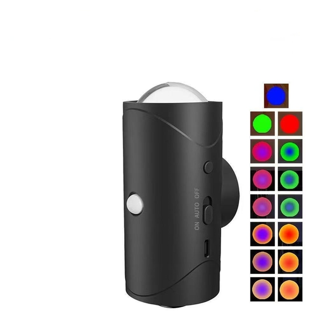 Motion Sensor Night Lamp-Rechargeable Wireless Magnetic Wall Lamp USB Charging Adjustable Brightness LED