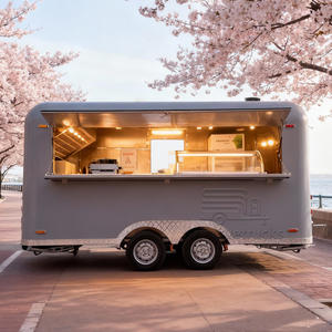 Carrito de Comida Comercial Personalizable para Hot Dogs, Papas Fritas, Tacos, Hamburguesas, Pollo Asado, Remolque de Comida, Camión de Comida Ambulante - Product Image 1