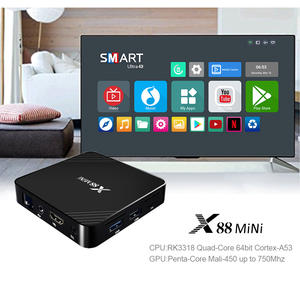 Mini TV Box ME X88 con Android 9.0, RK3318 Quad Core, 4K, 2GB, 16GB, USB 3.0, Wifi 2.4G, 100M, X88mini, H.265 - Product Image 3