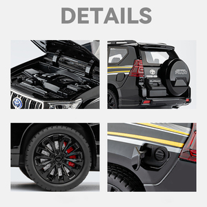 Modellino SUV in <span class=keywords><strong>Scala</strong></span> <span class=keywords><strong>1</strong></span>/<span class=keywords><strong>18</strong></span> in Lega Pressofusa con 6 Porte Apribili, Suono, Luci, Funzione Pull-Back, Sterzo e Ammortizzatori - Product Image 6