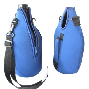 Insulated Neoprene Growler Carrier 64 Ounce Growler Jug Neoprene <b>Bottle</b> Cooler Sleeve - Product Image 6