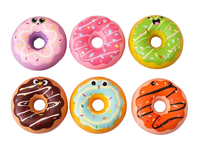 JK Wholesale Simulated Donut PU Foam Stress Relief Decompression Ball Squishy Squeeze Toys Unisex