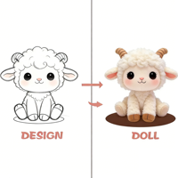 Peluches personnalisées en tissu super doux, rembourrage en coton PP et nylon, doublure en maille - Design mignon de dessin animé pour cadeau d'anniversaire pour enfants