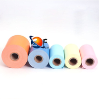 Harga yang baik warna 80mm 57mm 48g 55g 65g 70g 57x40mm mesin kas kertas kertas Printer termal langsung gulungan kertas