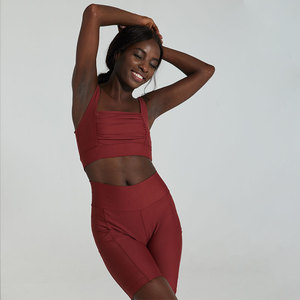 ชุดออกกำลังกายบราเลกกิ้งเล่นโยคะสำหรับผู้หญิงเสื้อผ้าเล่นกีฬาแบบไร้ตะเข็บขนาดใหญ่พิเศษ - Product Image 2