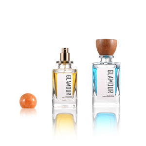 Excellent Quality Delacroix 50ml <strong>5cl</strong> Transparent Glass Perfume <strong>Bottle</strong> with Shiny Sliver Aluminum-overcap - Product Image 2