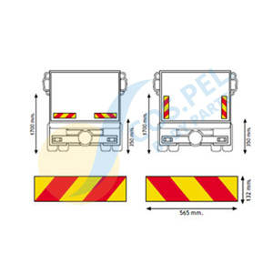 Nouveau COS.PEL. Kit de deux panneaux de camion pour le remplacement - Product Image 1