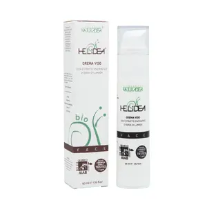 Naturadea-Crema facial con mucina de baba de caracol y extracto de enzima de baba de caracol Helidea piel normal y seca hecha en Italia 50ml