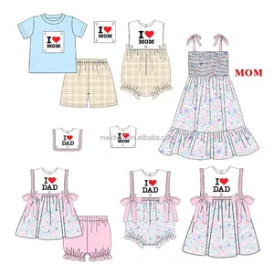 Puresun gaun butik pakaian anak-anak, gaun musim panas dan celana pendek yang dapat diganti untuk bayi perempuan