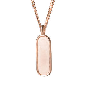 Collier personnalisé de qualité supérieure 3 couleurs pendentif <span class=keywords><strong>en</strong></span> acier inoxydable gravé cadeau de bénédiction pour <span class=keywords><strong>elle</strong></span> et lui - Product Image 6