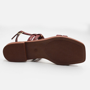 รองเท้าส้นเตี้ยสำหรับผู้หญิง,รองเท้าออกแบบใหม่สำหรับฤดูร้อนออกแบบได้ตามต้องการ - Product Image 6