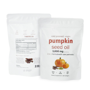 Cápsulas de Aceite de Semilla de Calabaza 3000 Mg con Saw Palmetto, Apoyo para la Salud de la Próstata, 180 Unidades, Sin Gluten, Suplemento Dietético - Product Image 4