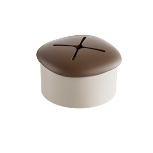 Mushroom Towel Plug Round Wall Mounted Adhesive Hook Punch Free Storage Rack For Bathroom Toilet Organizer Painted Finish - Product Image 3