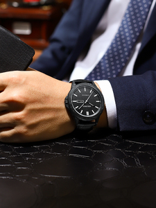 Reloj <span class=keywords><strong>de</strong></span> Pulsera <span class=keywords><strong>de</strong></span> Cuarzo para Hombre, <span class=keywords><strong>de</strong></span> Alta Gama, con Correa <span class=keywords><strong>de</strong></span> Cuero, Resistente al Agua 5ATM, al por Mayor - Product Image 3