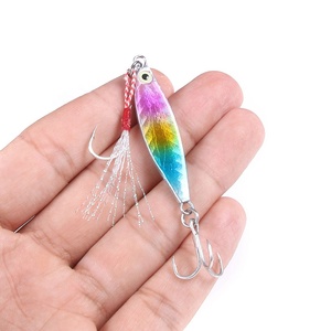 1 Pezzo Esche Artificiali in Metallo per Pesca, Jigging in Lega di Piombo con Occhi 3D Riflettenti, Esche Dure Wobbler per Fiume e Mare 7g-20g - Product Image 5