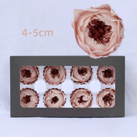 Fournisseur direct d'usine chinoise – Têtes de roses Austin préservées, fraîches et séchées, 4-5 cm – Fleurs en gros pour décorations de Noël et de mariage