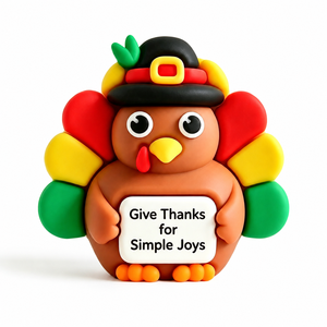 Statuette di Tacchino per il Ringraziamento, Decorazioni in Resina a Forma di Tacchino, Ornamenti da Tavola per l'Autunno e le Festività, per Negozi e Casa - Product Image 3
