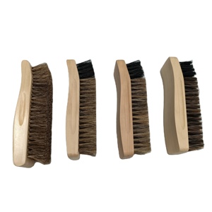 Tùy chỉnh PP sợi làm sạch bàn chải chất lượng cao bằng gỗ khối tóc bàn chải giày bàn chải - Product Image 1