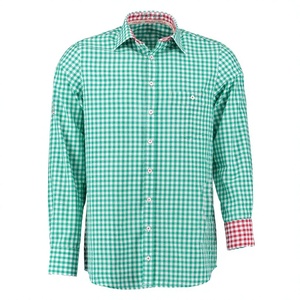 Hot Sale Traditional Breathable Summer German Bavarian Oktoberfest Long Sleeve Cotton <b>Men</b> Casual Fashion <b>Dress</b> Shirt - Product Image 1