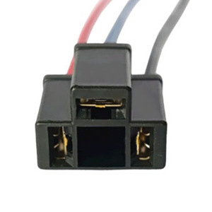 H4 Connector <b>Plug</b> 3 Pin Black Plastic Automotive <b>Lighting</b> Connector For Car Headlight Wiring Harness - Product Image 2