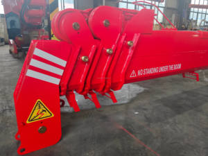 Grúas Telescópicas Hidráulicas de Acero Shenbai <span class=keywords><strong>HG700</strong></span> de 8, 10 y 12 Toneladas, Grúas Telescópicas Rígidas Profesionales para Camiones - Product Image 4