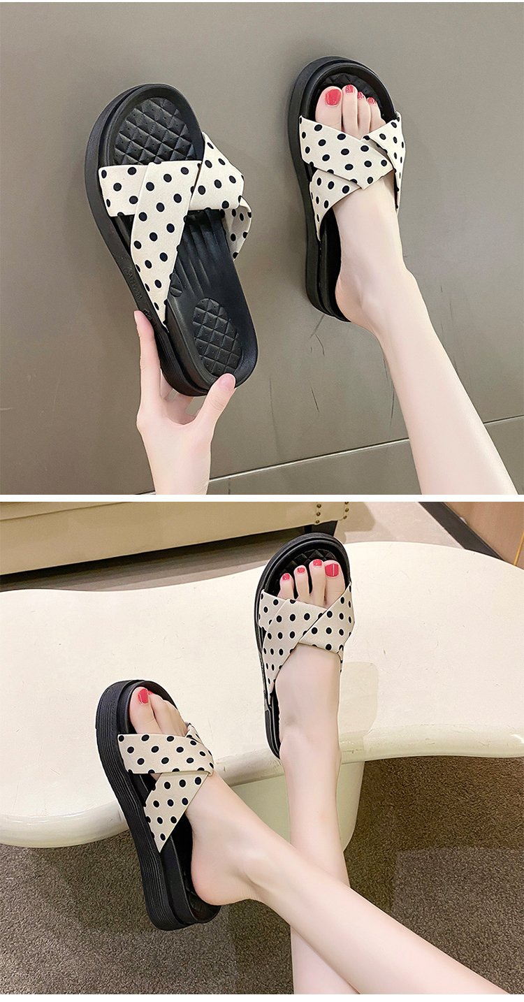 Trending Female Slippers EVA Slides Summer Beach Sandals Cross Point Women Shoes