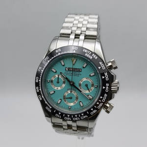 Relojes de Lujo Personalizados para Hombre SEILOCE de Diseño, Acero Inoxidable, Movimiento Mecánico Japonés VK63, Esfera de 39 mm, Manecillas de 20 mm - Product Image 5