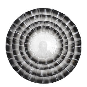 <span class=keywords><strong>Service</strong></span> de table Samyo nouveau design pour mariage personnalisé assiette de <span class=keywords><strong>service</strong></span> en verre à bordure noire assiettes de <span class=keywords><strong>service</strong></span> en verre - Product Image 1