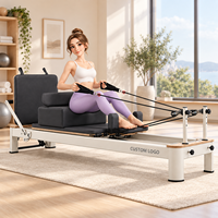 Studio de yoga, salle de sport, club de fitness, équipement de qualité commerciale, Pilates Reformer en aluminium robuste, fabrication CE OEM