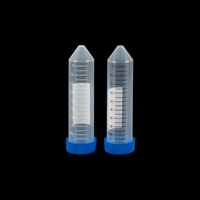 Tubes de centrifugation coniques gradués de laboratoire de 50 ml avec support pour tubes Falcon de 12000 g avec ISO
